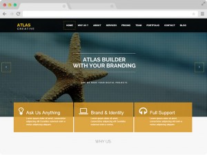 Atlas Website Theme